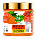 Veet Gold Face & Body Turmeric Scrub Anti Blemish & Anti Dark Spots
