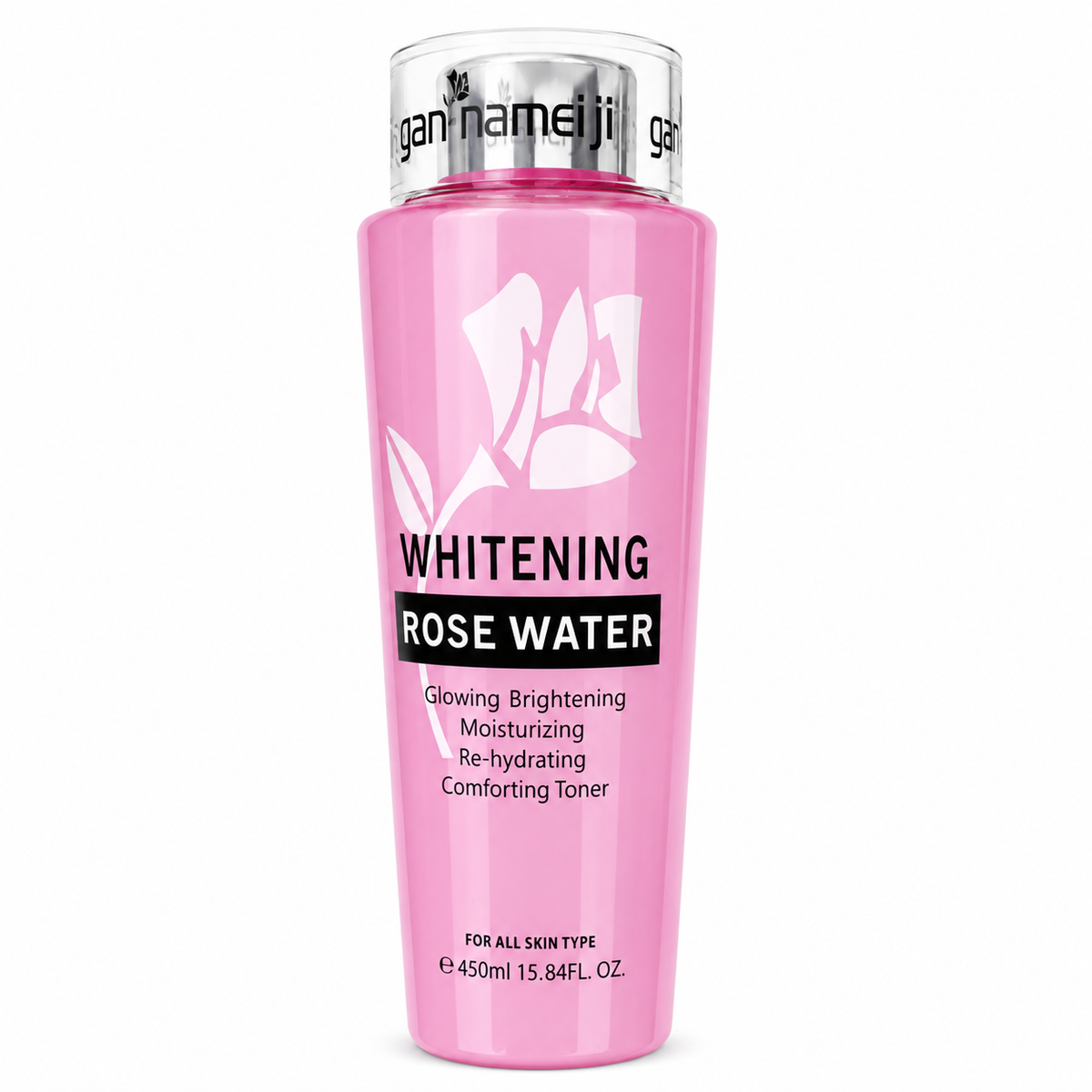 Whitening Rose Water Toner – Brightening & Hydrating Facial Toner (450ml)
