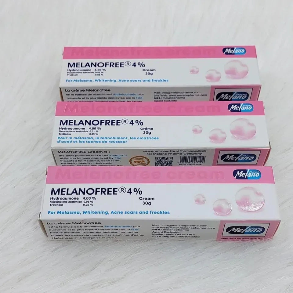 1 x Melanofree 4% Cream – Melasma, Pigmentation & Dark Spot Treatment Cream, 30g