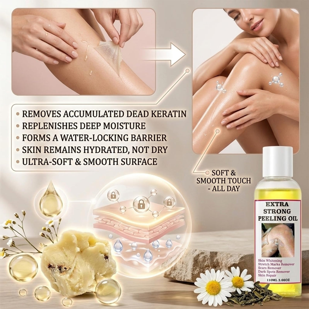 Deep Exfoliating Body Oil – Dead Skin Removing & Skin Renewing Oil, 110ml